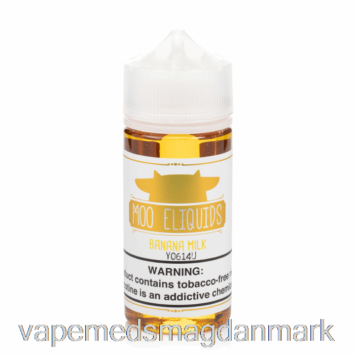 Vape Uden Nikotin Bananmælk - Moo E-væsker - 100ml 0mg
